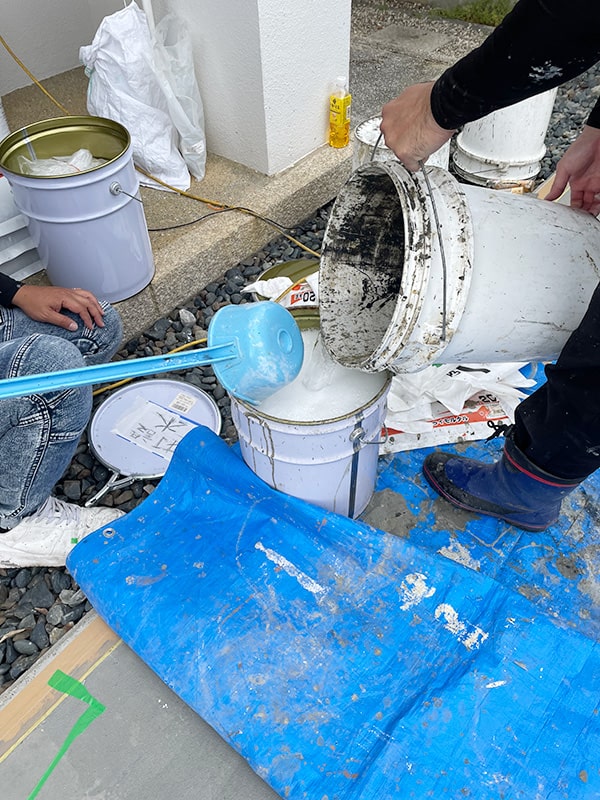 那覇市小禄 ローラーストーン施工実績