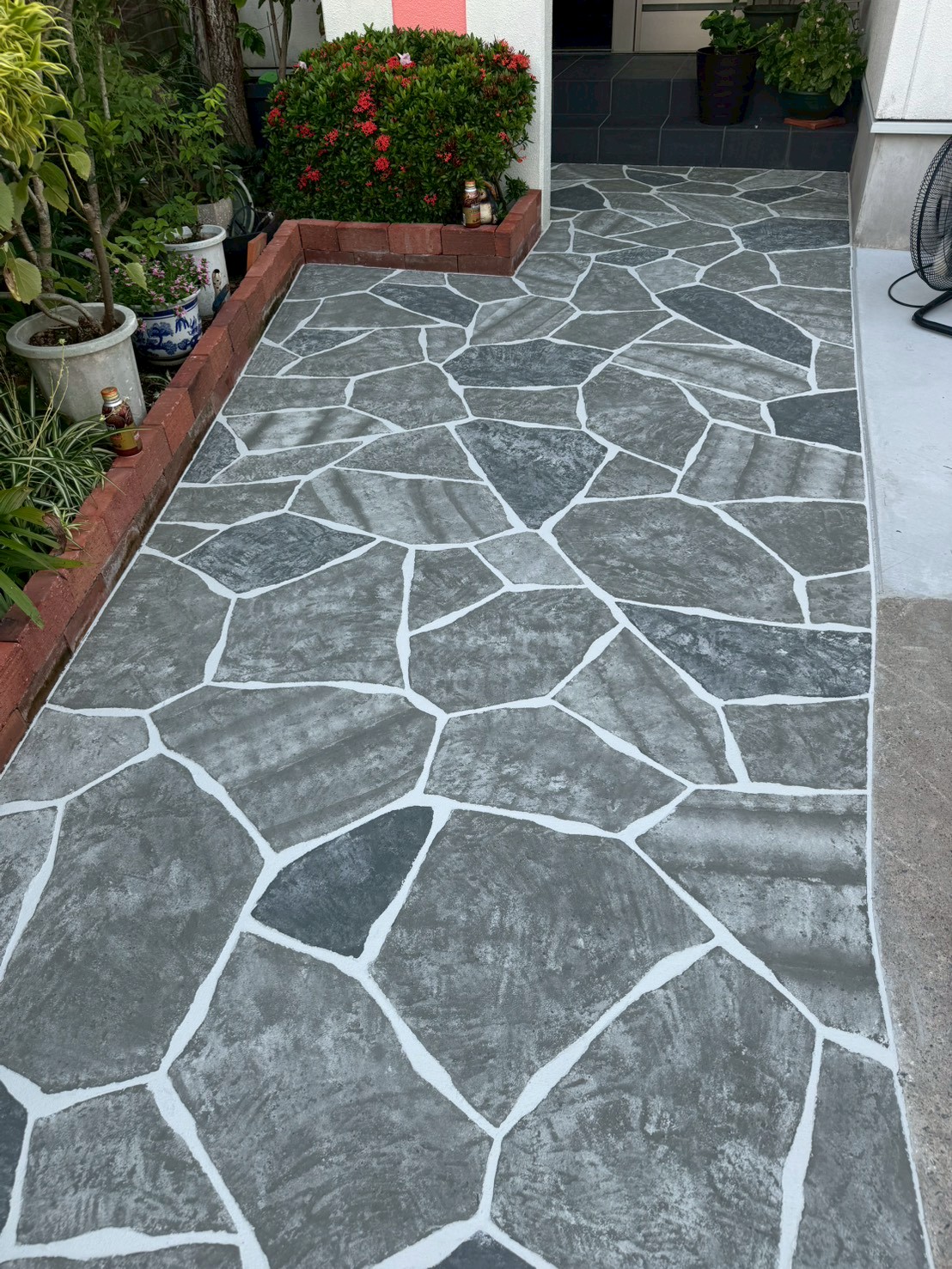 ご自宅床の施工　沖縄住宅工事