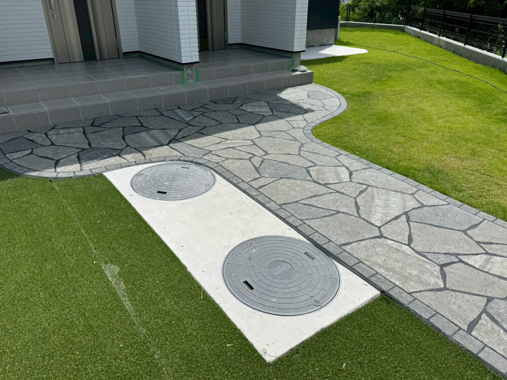 ローラーストーン施工後写真